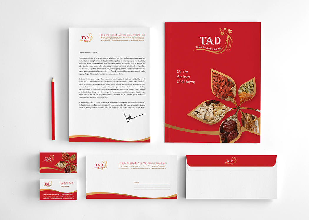 THIÊN ÂN DƯỢC - Thiết kế logo và nhận diện thương hiệu dược phẩm Thiên Ân Dược